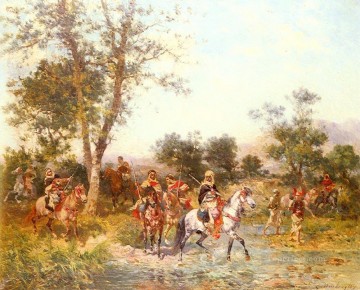 Georges Washington Arab Riders at the Oasis Oil Paintings